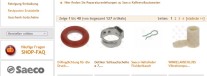 Saeco-Ersatzteile beim www.kaffeemaschinendoctor.de