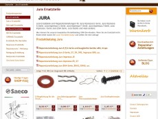 Jura Ersatzteile beim Kaffeemaschinendoctor.de